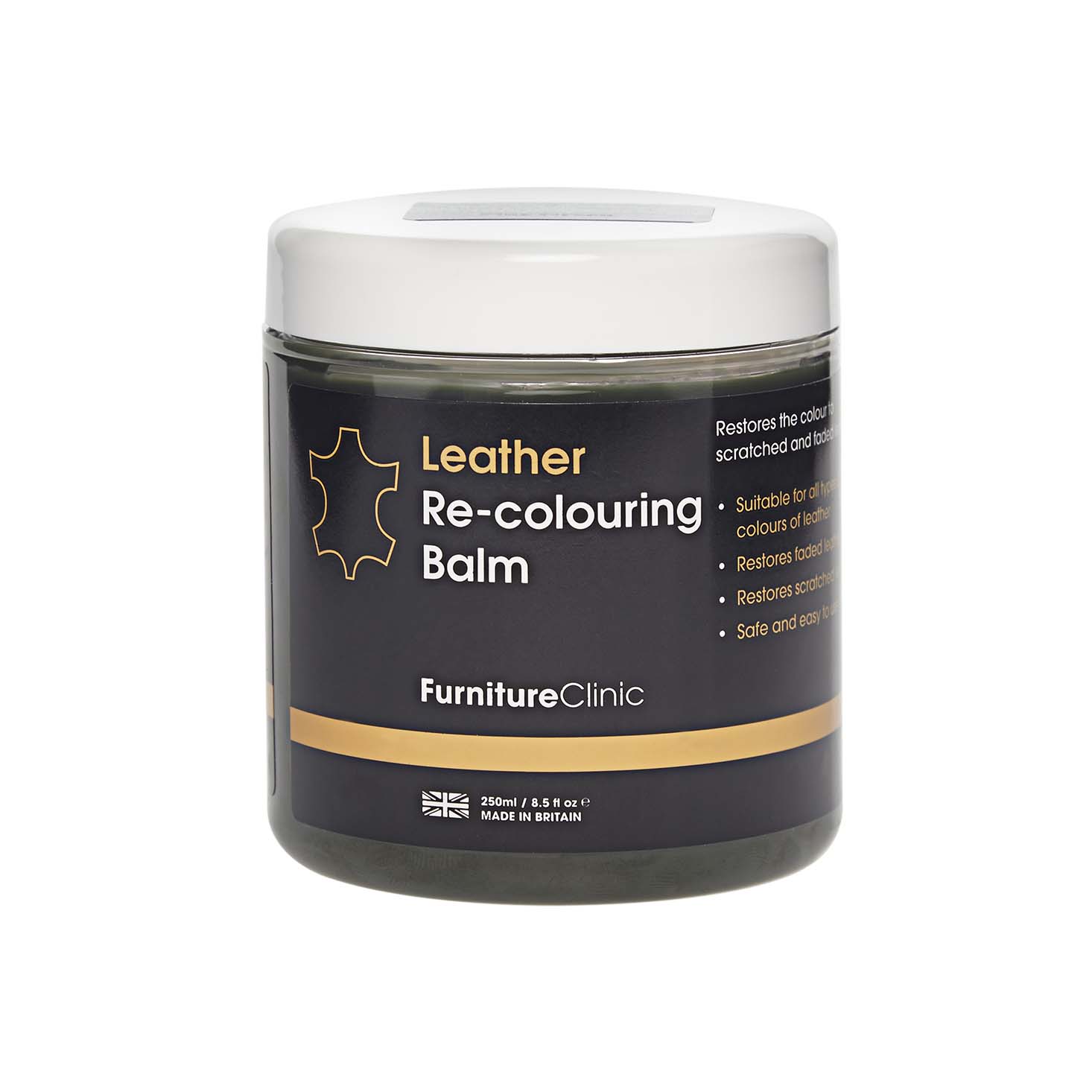 Leatherrite Leather Restorer Leather Recoloring Balm Restorer Cream (Clear)