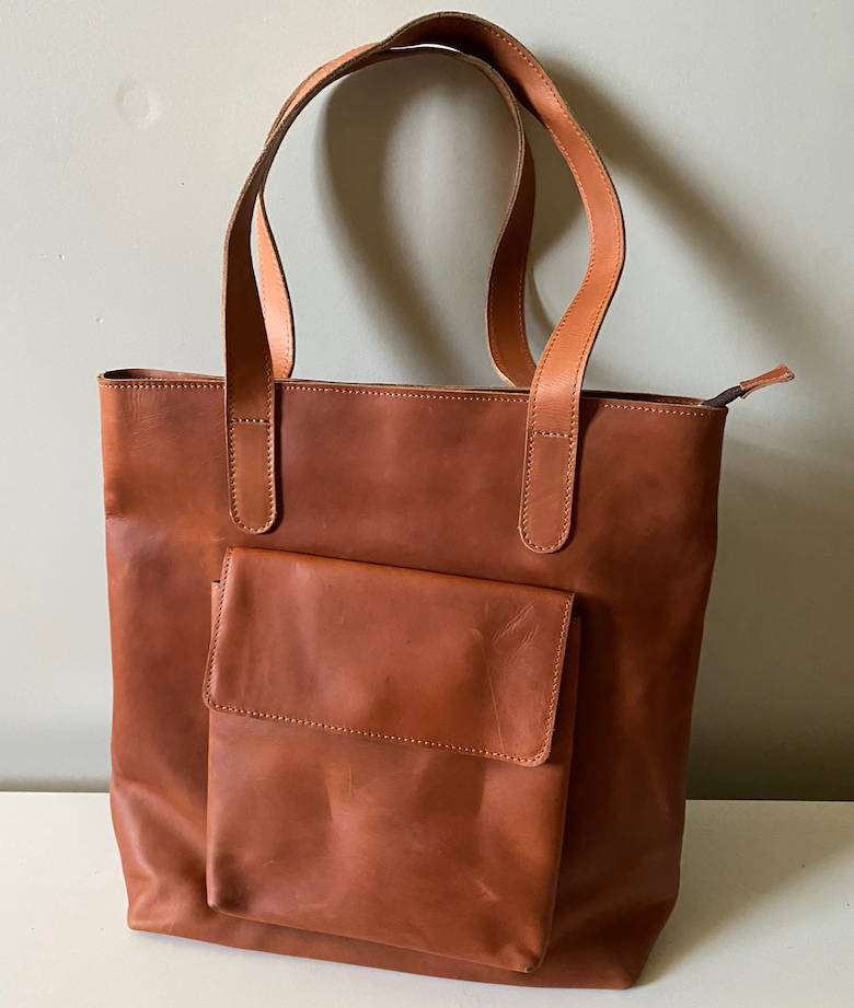 Arizona Saddle - Genuine Leather Tote Bag | Italian Leather