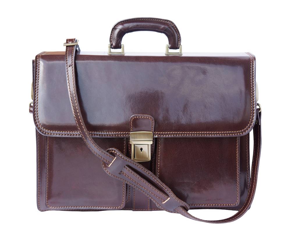 Roberto Briefcase | Italian Leather